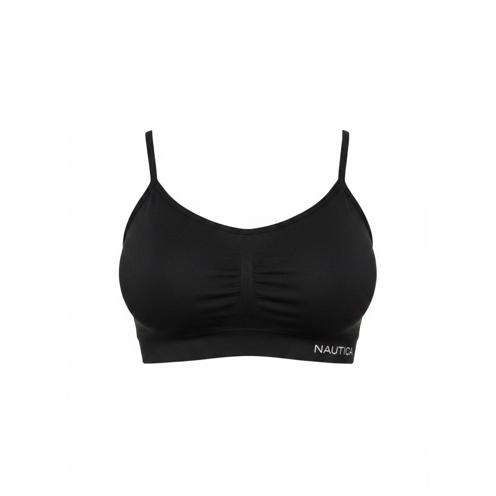 Nautica seamless black bralette. Size Medium wire free.